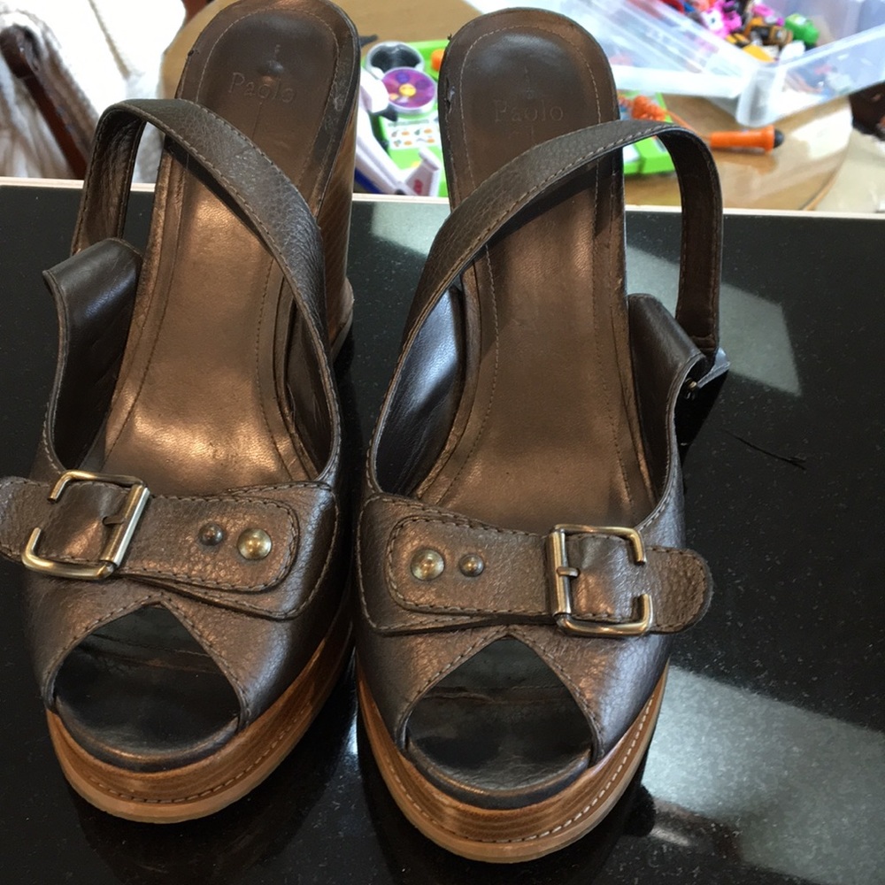Paola platinum shoes